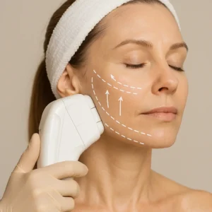 Woman having HI-FU to reduce wrinkles call LA LIPO Neasden Now!