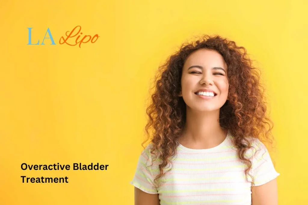 woman smiling about overactive bladder treatment Neasden solutions